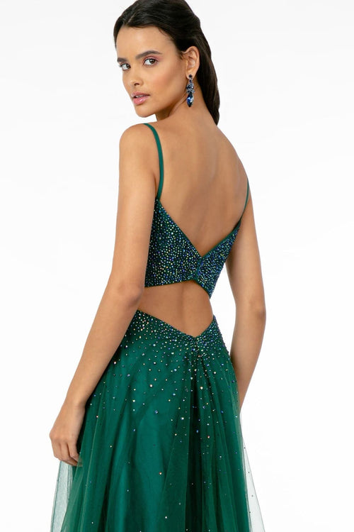 Elizabeth K GL2891 Embellished Sleeveless Formal Dress