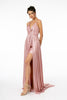 Formal Evening Gown - LAS2927 - DUSTY ROSE / XS