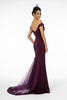 Off The Shoulder Formal Gown - LAS2958