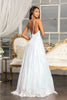 Elizabeth K GL3028 Sequined Wedding Gown - Dresses