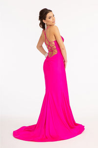 Elizabeth K GL3035 Bodycon Strappy Long Gown - Dresses