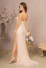 La Merchandise LAS3133 Sequin Glitter Asymmetric Long Dress