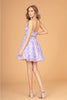 Elizabeth K GS3091 Embellished Short Dress