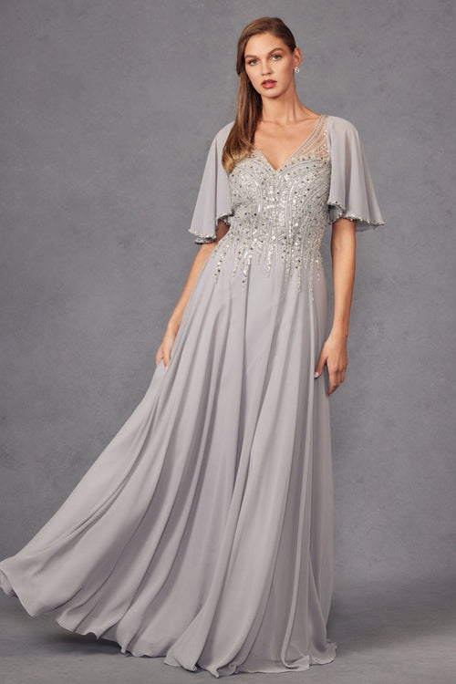 Juliet Navy Blue Long Formal Dresses