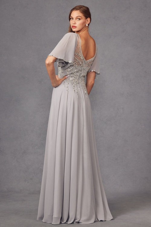 Juliet Navy Blue Long Formal Dresses