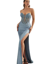Embellished Corset Formal Gown 2025 Elegant Evening Dress