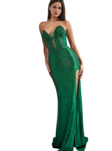 Embellished Corset Formal Gown 2025 Elegant Evening Dress