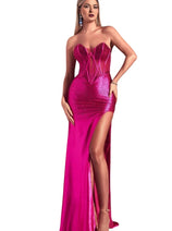 Embellished Corset Formal Gown 2025 Elegant Evening Dress