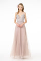 Special Occasion A-line Dress - LAS2892 - MAUVE / XS