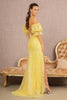 Embellished Fitted Puff Sleeve Gown by GLS Gloria GL3155 - Long Formal Dresses