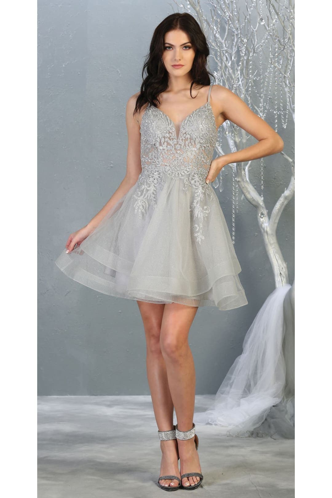 Embellished Graduation Dress Cocktail Bridesmaids Homecoming MQ1816