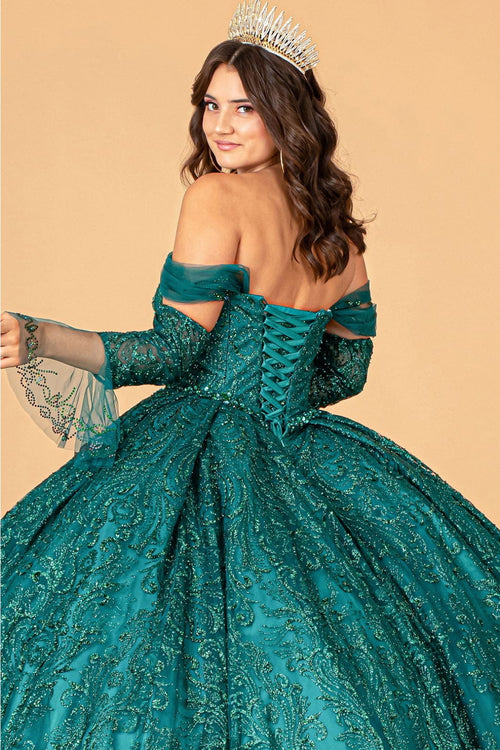 Embellished Off Shoulder Ball Gown by Elizabeth K GL3073 - Quinceanera Dresses