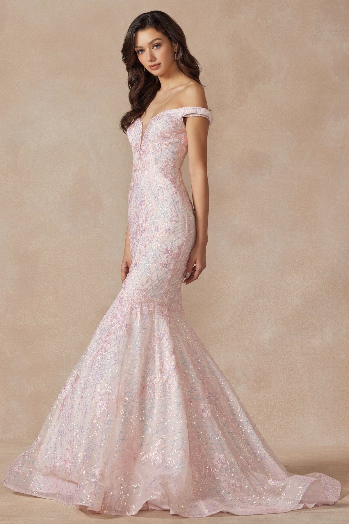 Juliet Mint Long Formal Dresses