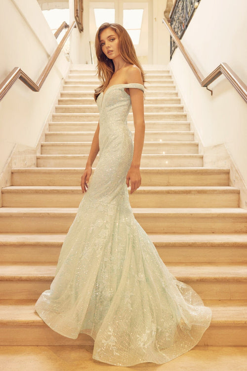 Juliet Mint Long Formal Dresses