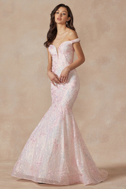 Juliet Mint Long Formal Dresses