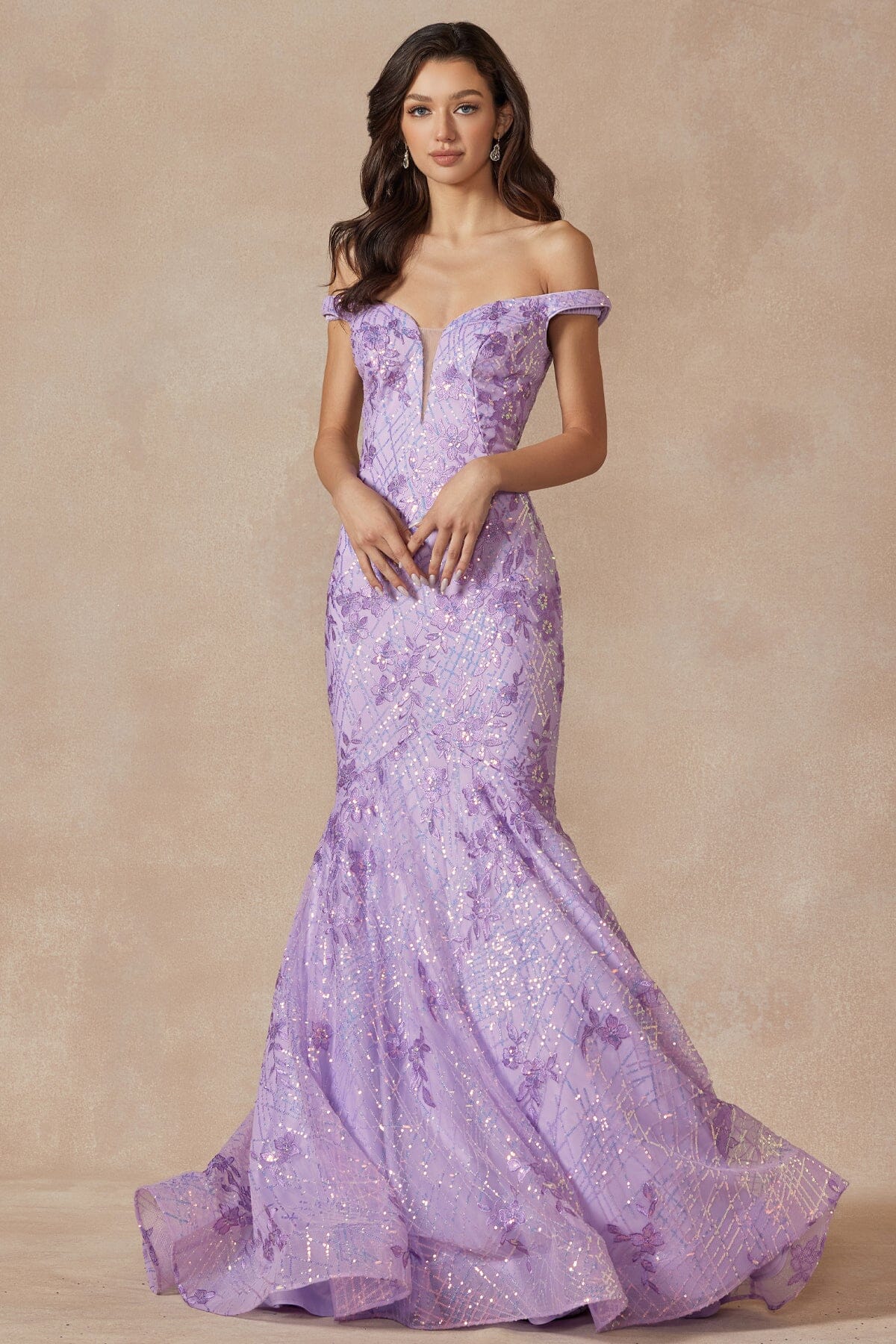 Juliet Lilac Long Formal Dresses