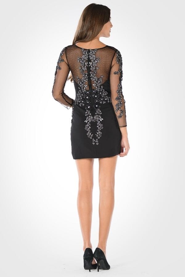 Poly USA Black Short Cocktail Dresses