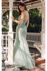 Embellished Sleeveless Mermaid Dress by Juliet JT2441S - Dress