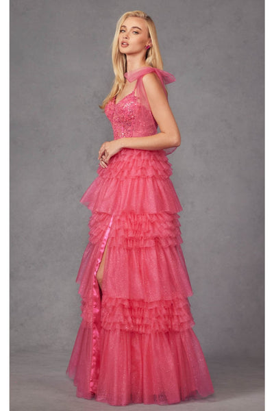 Embellished V-Neck Prom Gown by Juliet JT2465A - Dress