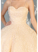 Layla K LK150 Embroidered Foliage Quinceanera Ball Gown
