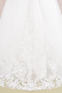 Embroidered Girls Cap Sleeve Gown by Elizabeth K GK108 - Girls Formal Dresses