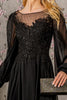 Embroidered Long Sleeve A-line Gown by GLS Gloria GL3363 - Long Formal Dresses