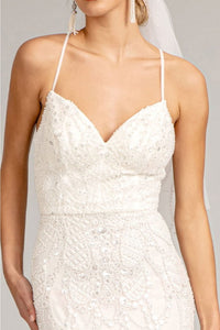 Embroidered Mermaid Bridal Dress by Elizabeth K GL3009 - Wedding Dresses