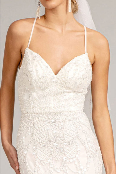 Embroidered Mermaid Bridal Dress by Elizabeth K GL3009 - Wedding Dresses