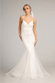 Embroidered Mermaid Bridal Dress by Elizabeth K GL3009 - XS / Ivory - Wedding Dresses