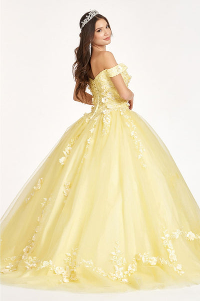 Embroidered Off Shoulder Ball Gown by Elizabeth K GL1958 - Quinceanera Dresses