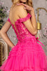 Embroidered Off Shoulder Tiered Gown by GLS Gloria GL3391 - Long Formal Dresses