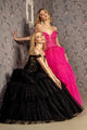 Embroidered Off Shoulder Tiered Gown by GLS Gloria GL3391 - Long Formal Dresses