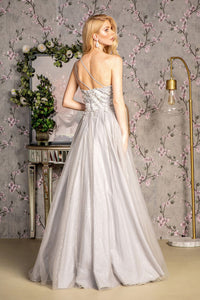 Embroidered One Shoulder A-line Gown by GLS Gloria GL3384 - Long Formal Dresses