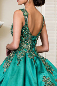 Embroidered Satin Ball Gown by Elizabeth K GL1930 - Quinceanera Dresses