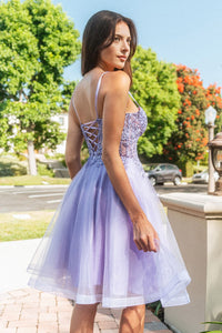 Embroidered Short A-line Dress by Elizabeth K GS3515 - Short Cocktail Dresses