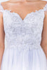 Embroidered Short Ruffled Dress by Elizabeth K GS1966 - Short Cocktail Dresses