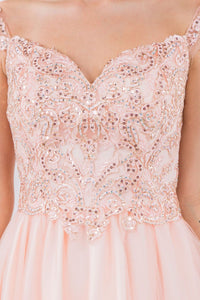 Embroidered Short Ruffled Dress by Elizabeth K GS1966 - Short Cocktail Dresses