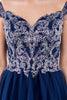 Embroidered Short Ruffled Dress by Elizabeth K GS1966 - Short Cocktail Dresses
