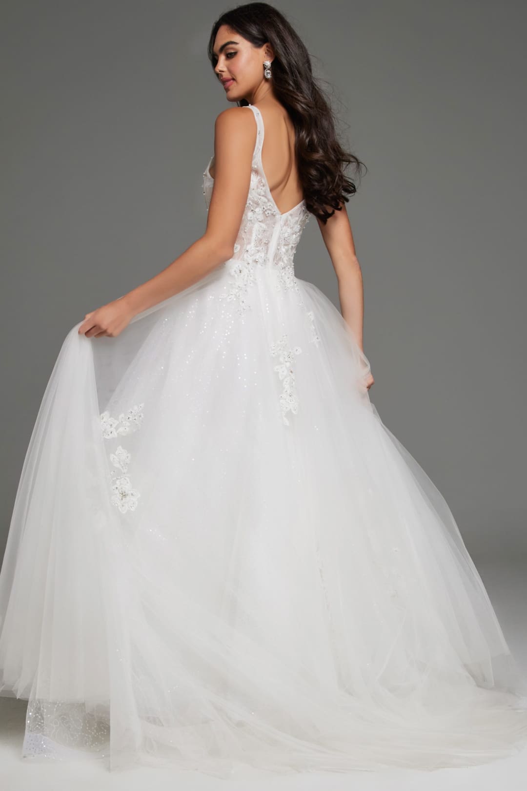 Embroidered Sleeveless A-line Gown by Jovani 37468 - Long Formal Dresses