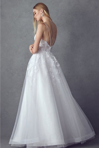 Embroidered Sleeveless Bridal Gown by Juliet JT2482SW - Long Formal Dresses