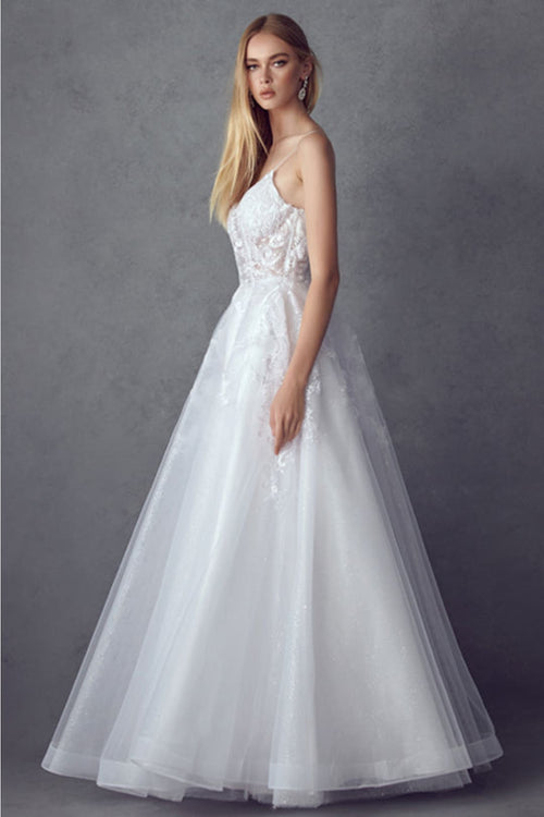Embroidered Sleeveless Bridal Gown by Juliet JT2482SW - Long Formal Dresses
