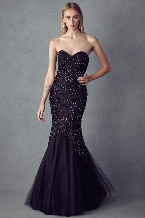 Juliet Black Long Formal Dresses