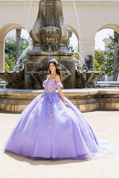 Embroidered Sweetheart Ball Gown by Bella Princess PQ1026