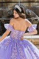Embroidered Sweetheart Ball Gown by Bella Princess PQ1026