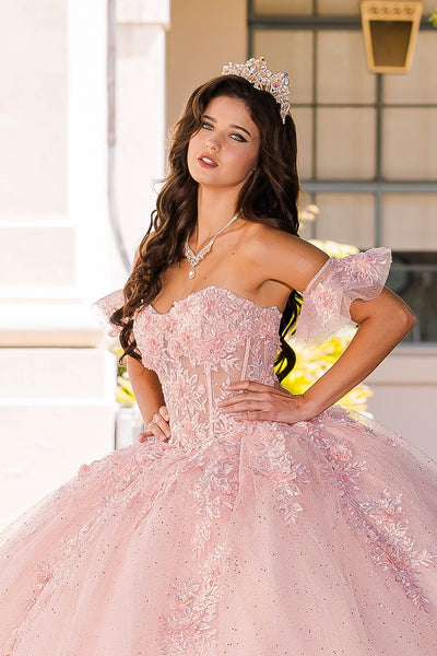 Embroidered Sweetheart Ball Gown by Bella Princess PQ1026