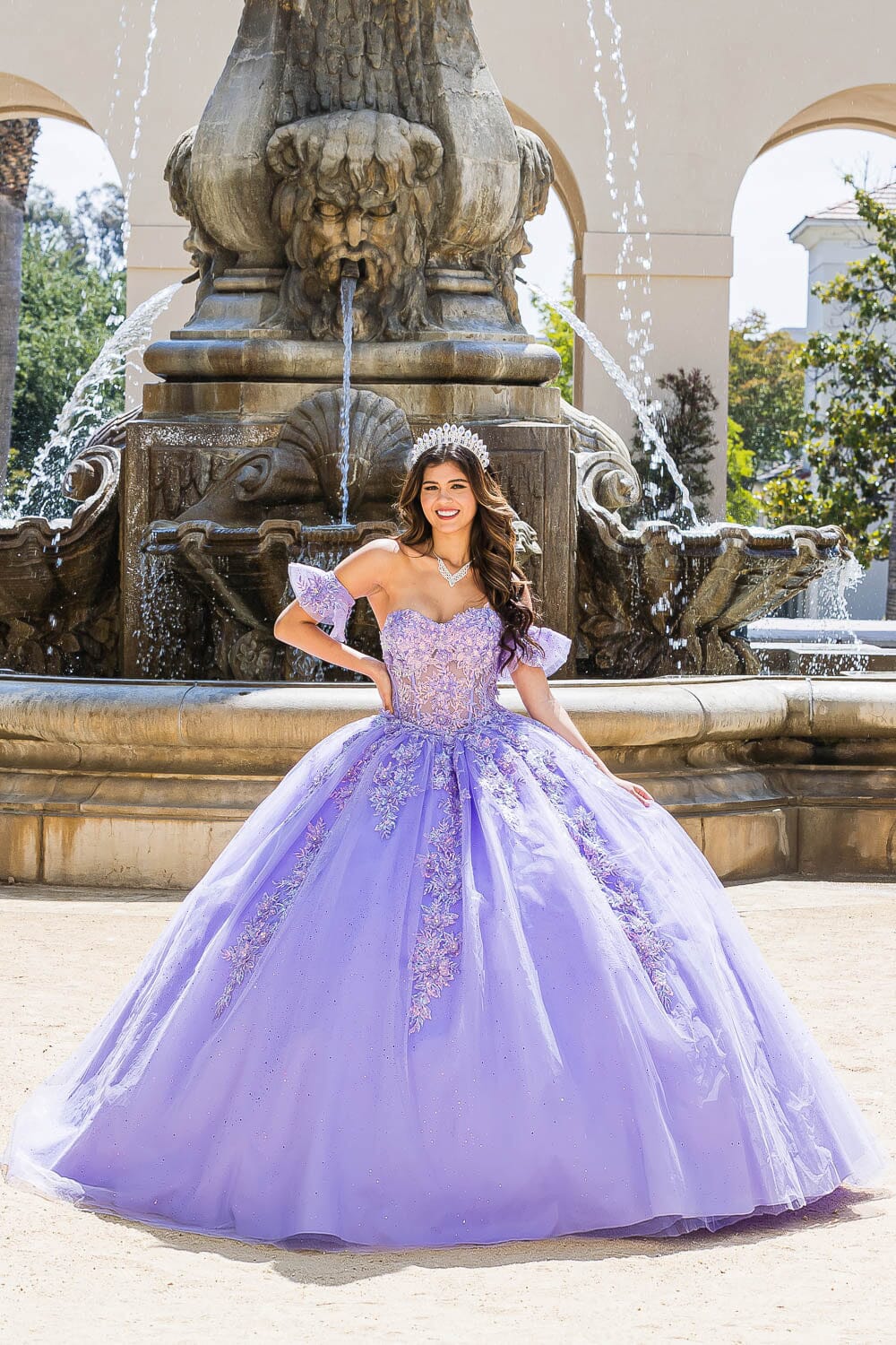 Embroidered Sweetheart Ball Gown by Bella Princess PQ1026