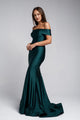 Emerald Christmas & Holiday Dress in Lycra by Amelia Couture 373 - 2 / Emerald Green