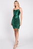 Emerald Christmas & Holiday Dress in Satin By Lenovia 3058 - S