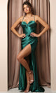 Narianna-Satin Long Classic Fancy Dress