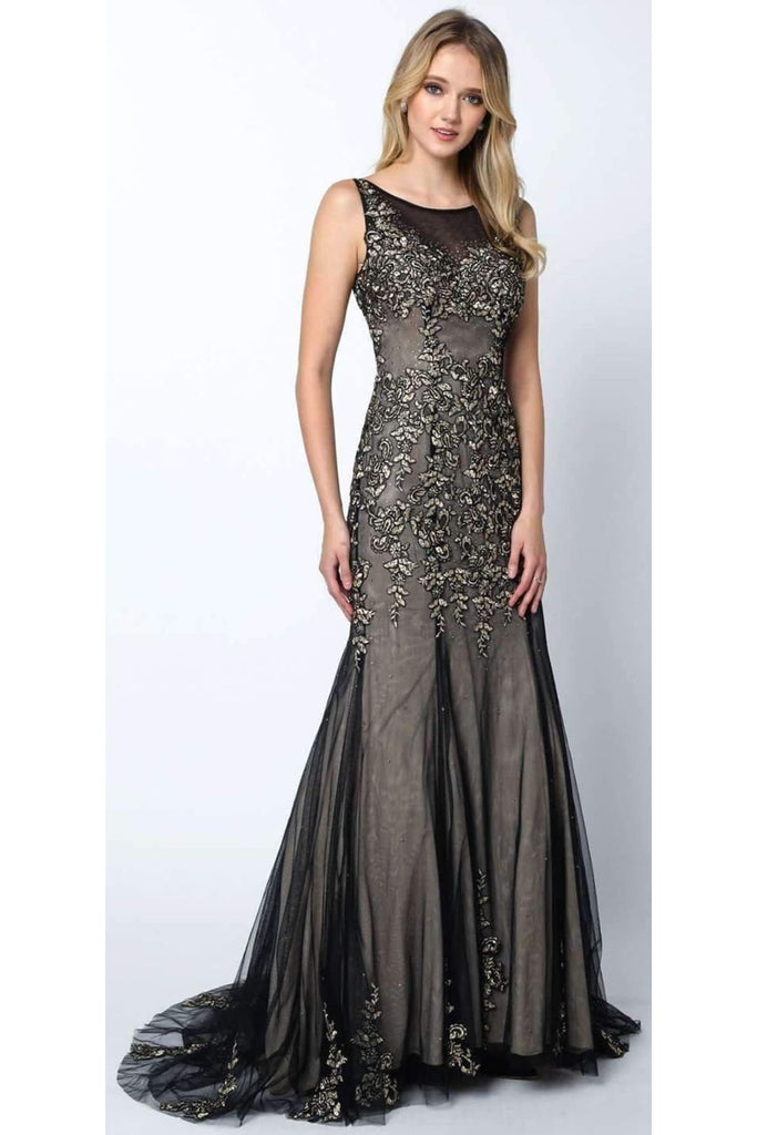 Enchanting Prom Gown - Black / XS